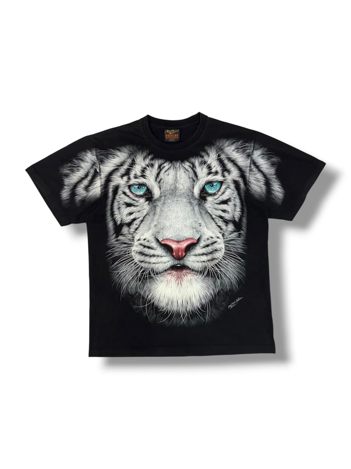 하이데피니션 백호 프린팅 티셔츠 (XL)  상품이미지1