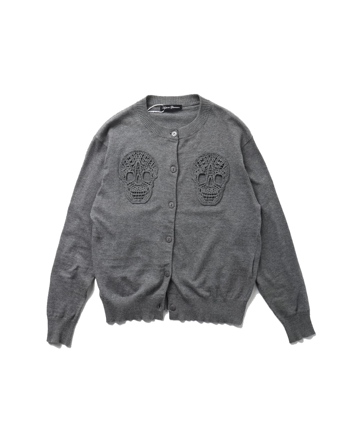 HYSTERIC GLAMOUR Skull Lace Cardigan 상품이미지1