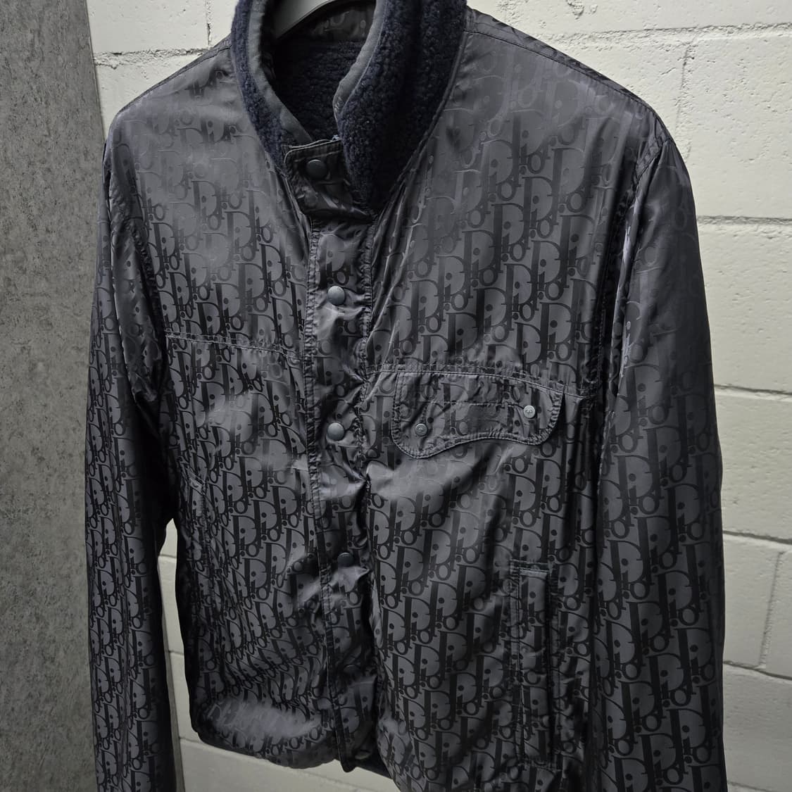 디올 오블리크 리버서블 후리스 자켓 XS 상품이미지1