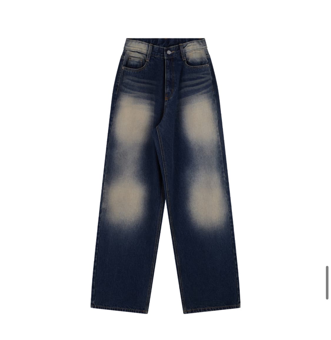 밀리언코르 진청 워싱 데님 팬츠 2XL 상품이미지1