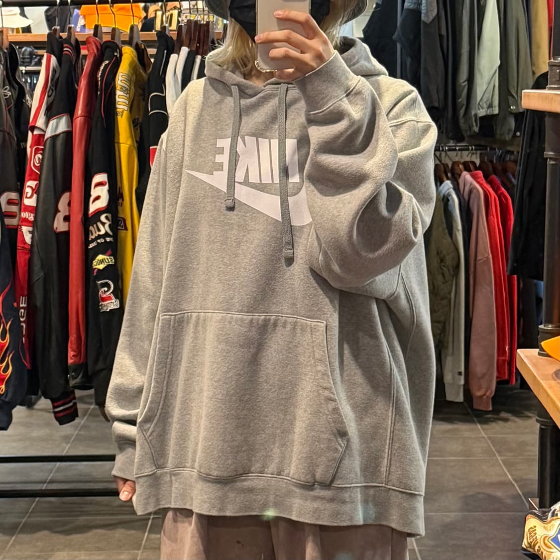 [NO.9]Nike 그레이 후드티 상품이미지3