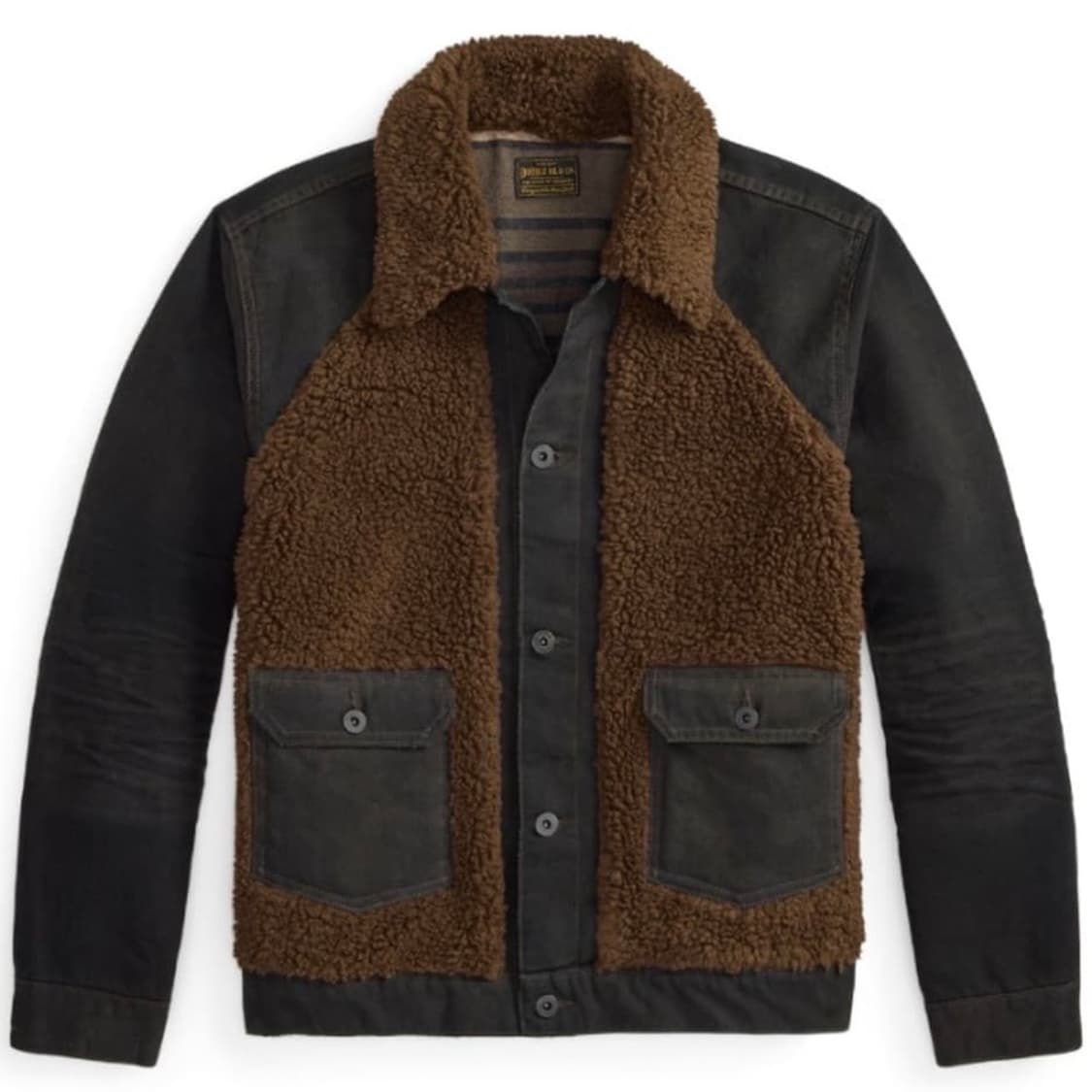 RRL 그리즐리 데님 캔버스 자켓 (M) 상품이미지1