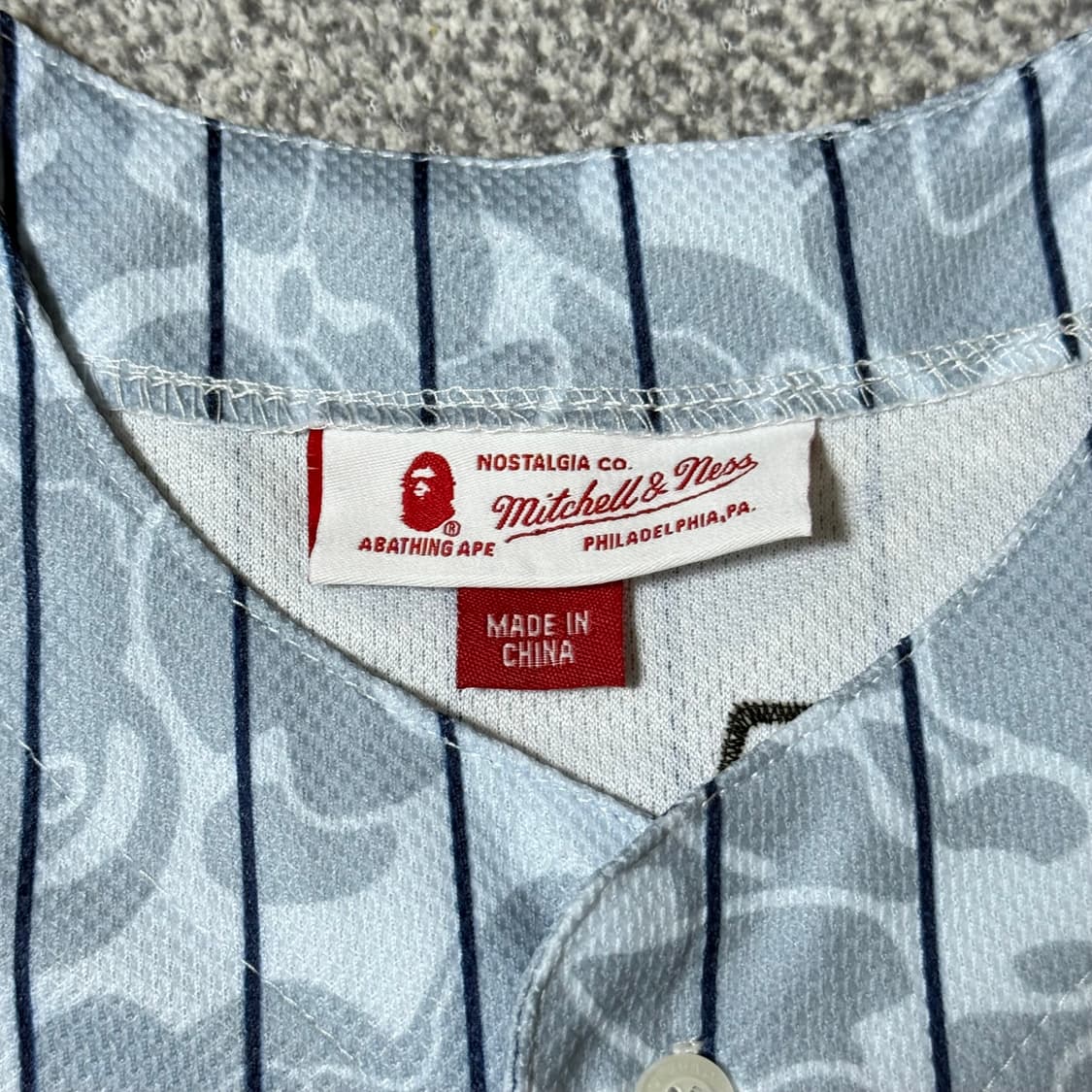 베이프 양키스 미첼엔네스 야구 져지 3XL 상품이미지6