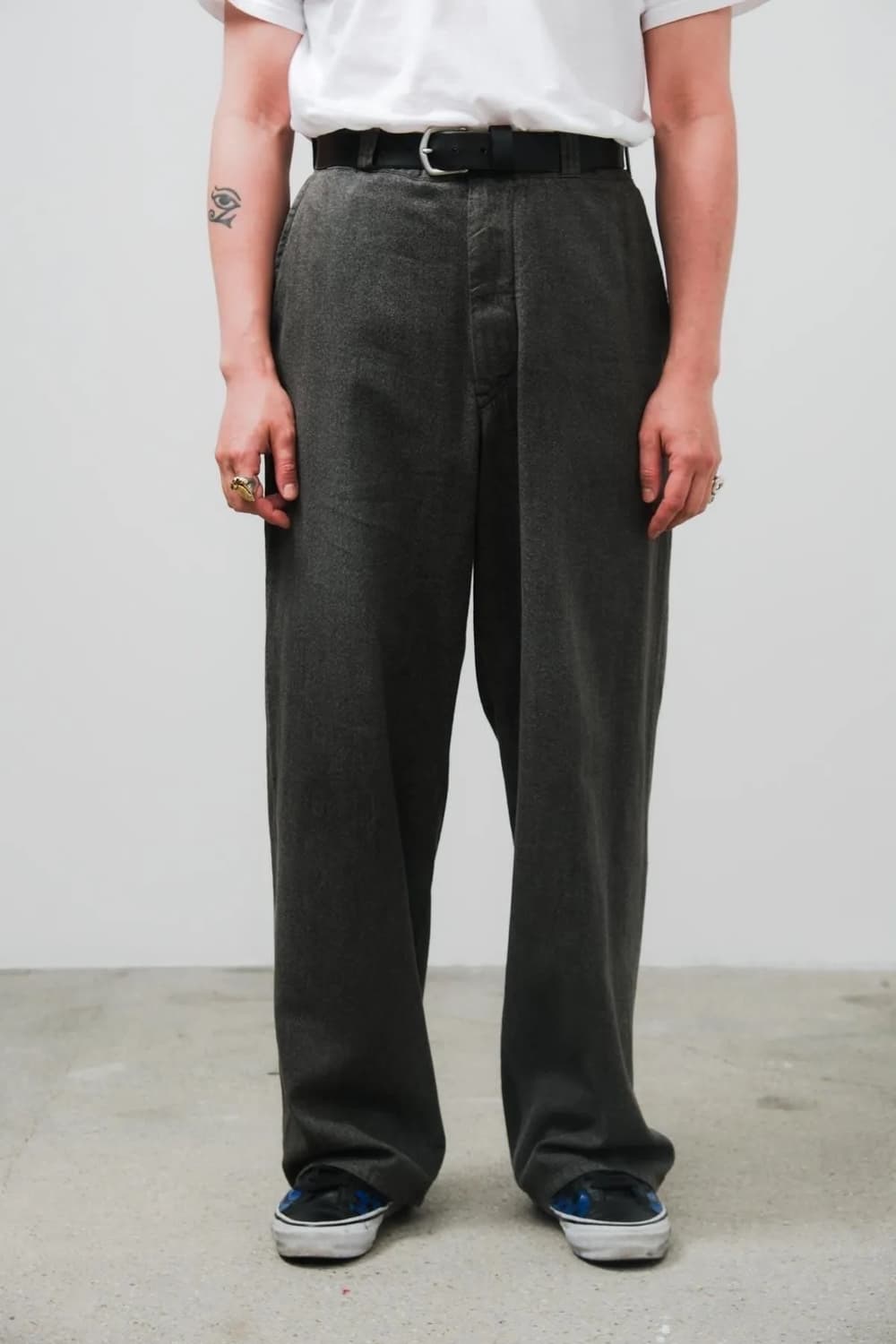 A.PRESSE 아프레쎄 샴브레이 워크 팬츠 상품이미지2