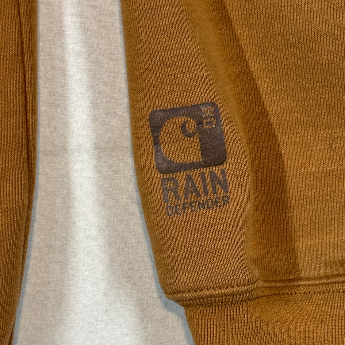 M) 칼하트 레인디펜더 워크웨어 써멀 후드집업 브라운 상품이미지5