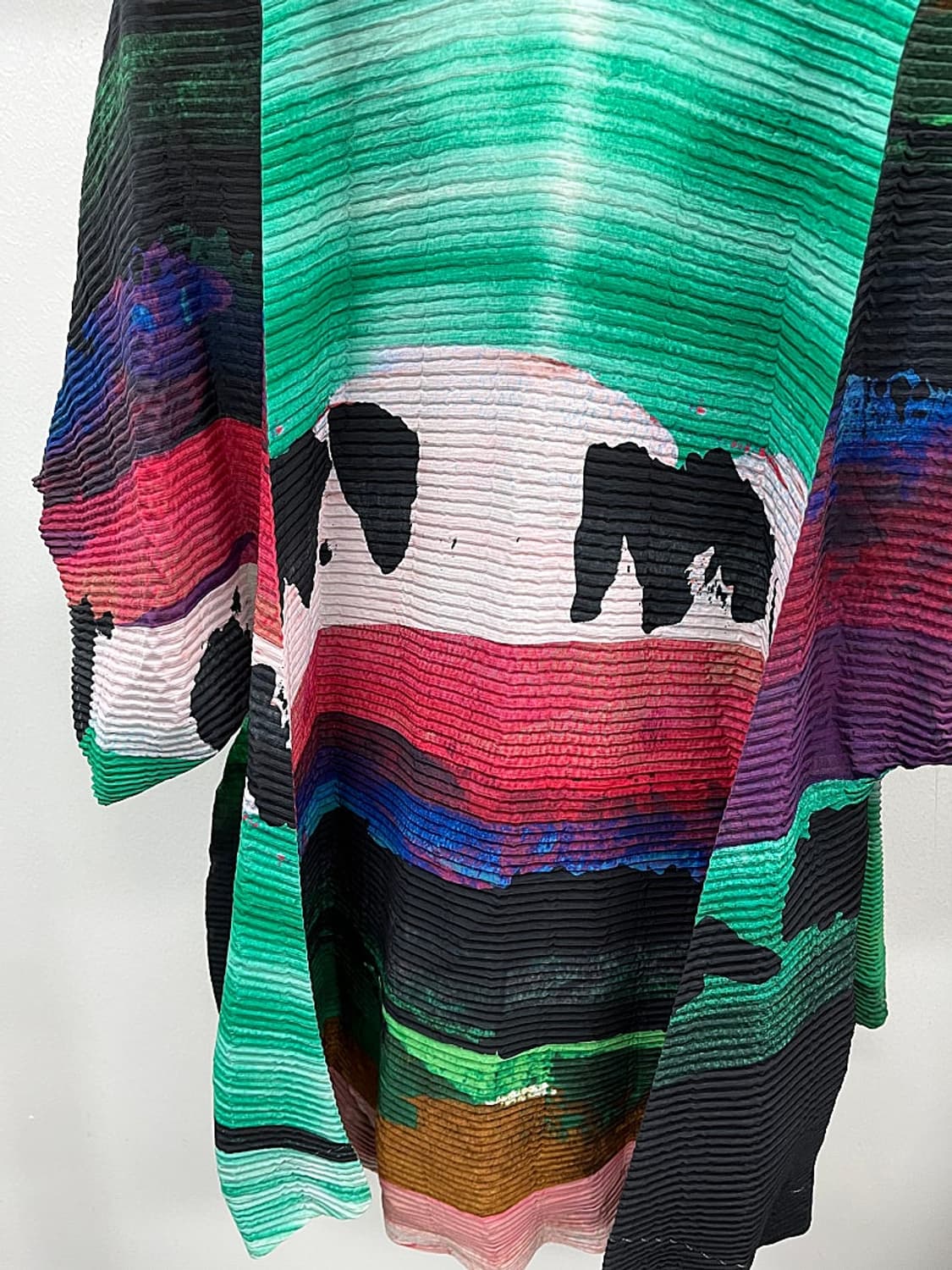 여) 이세이미야케 멀티컬러 반팔 상품이미지7