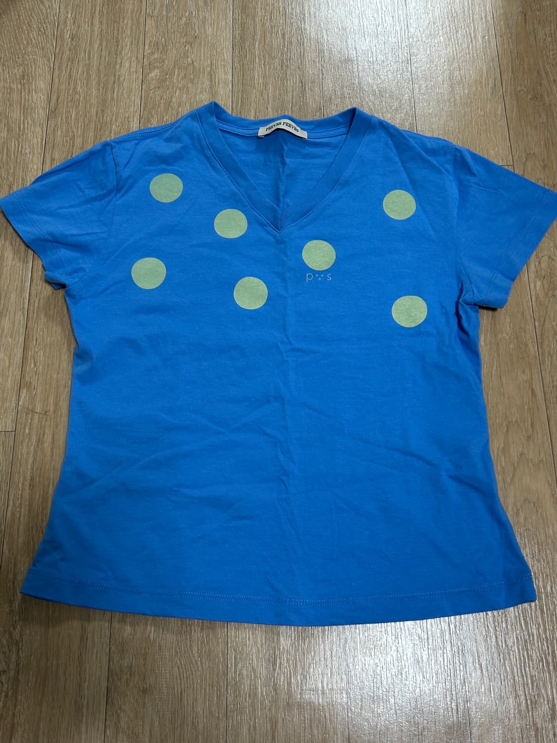 피브스피브스 Dot V-Neck Tee 상품이미지2