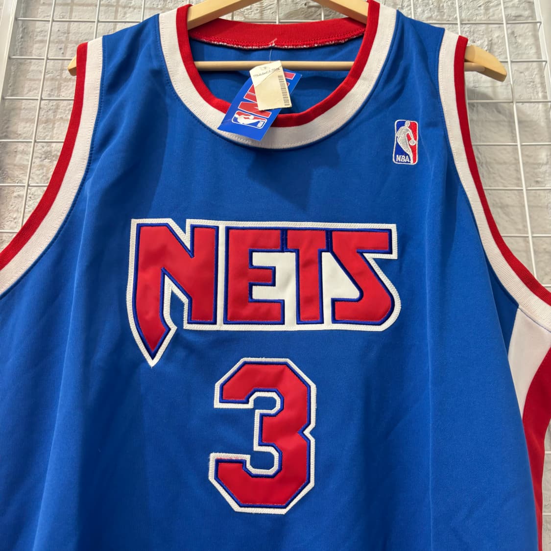 미첼&네스 NBA 뉴욕네츠 슬리브리스 유니폼 져지 2XL 상품이미지5