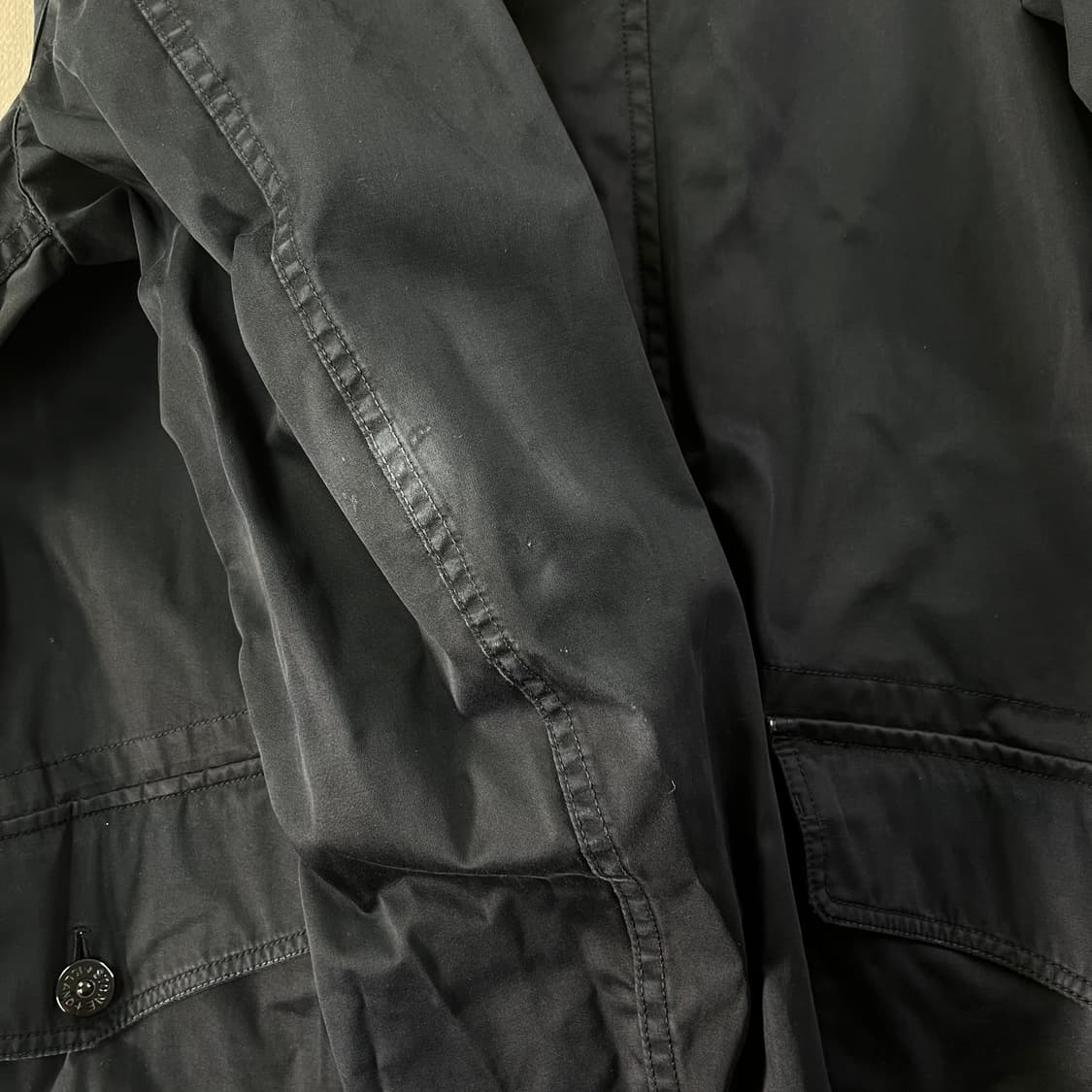 100 스톤아일랜드 무솔라 고마타 롱자켓 상품이미지7