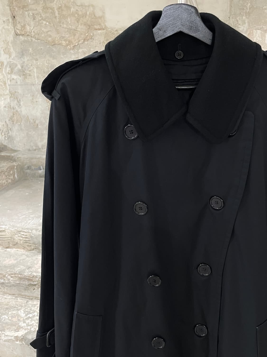 버버리 블랙 클래식 벨티드 트렌치 코트 상품이미지2