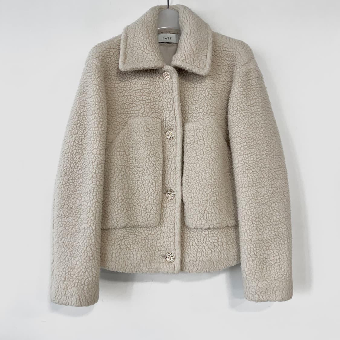 래트바이티 울 캐시미어 시어링 자켓 상품이미지1