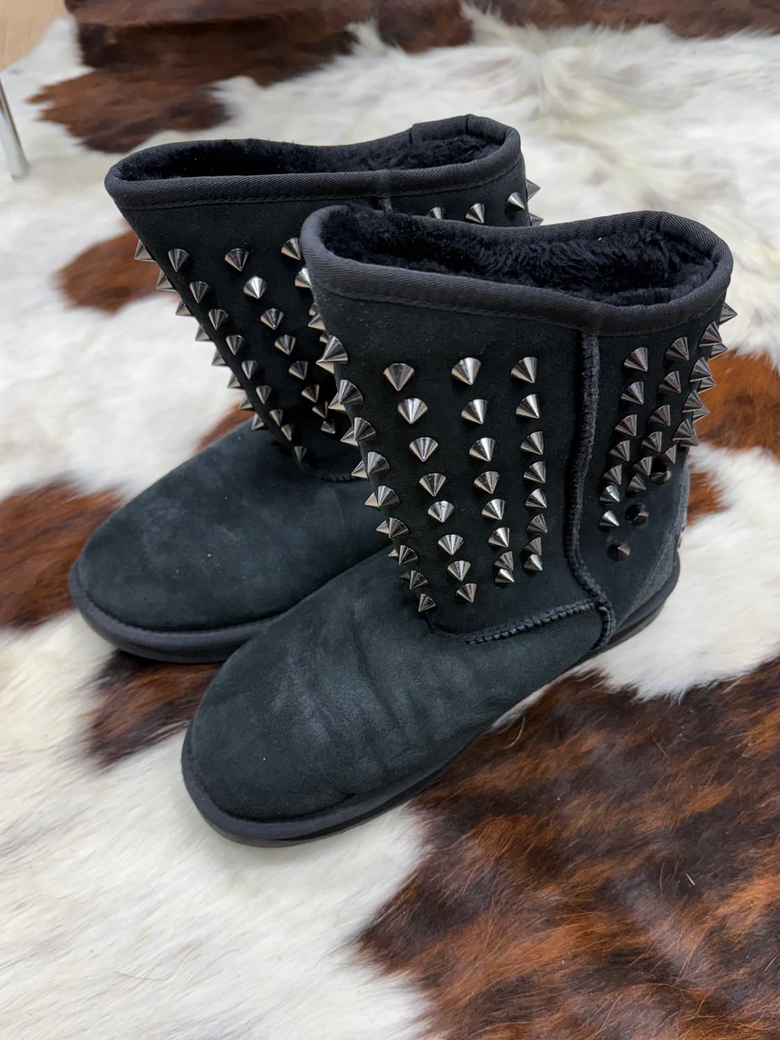 Australia Luxe Collective 스터드 스파이크 스웨이드 상품이미지1