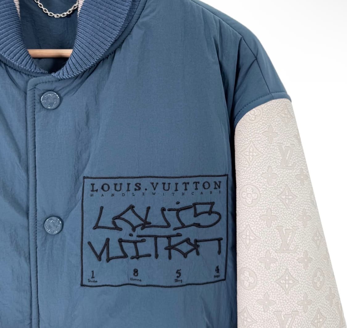 [52] 루이비통 남성 믹스드 레더 테디 바시티 블루종 블루 1AAHGX 상품이미지5