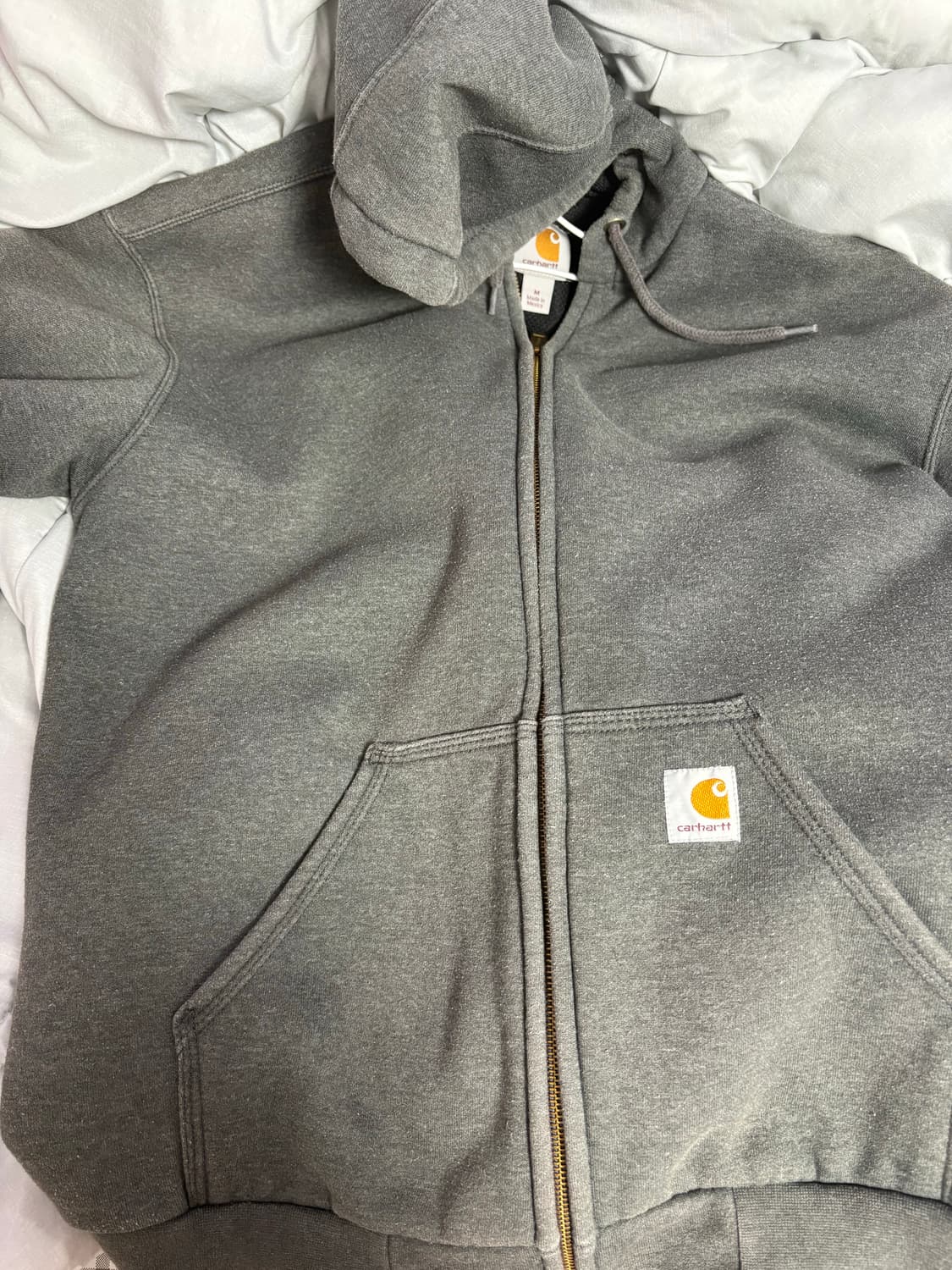 칼하트 후드집업 차콜 상품이미지1