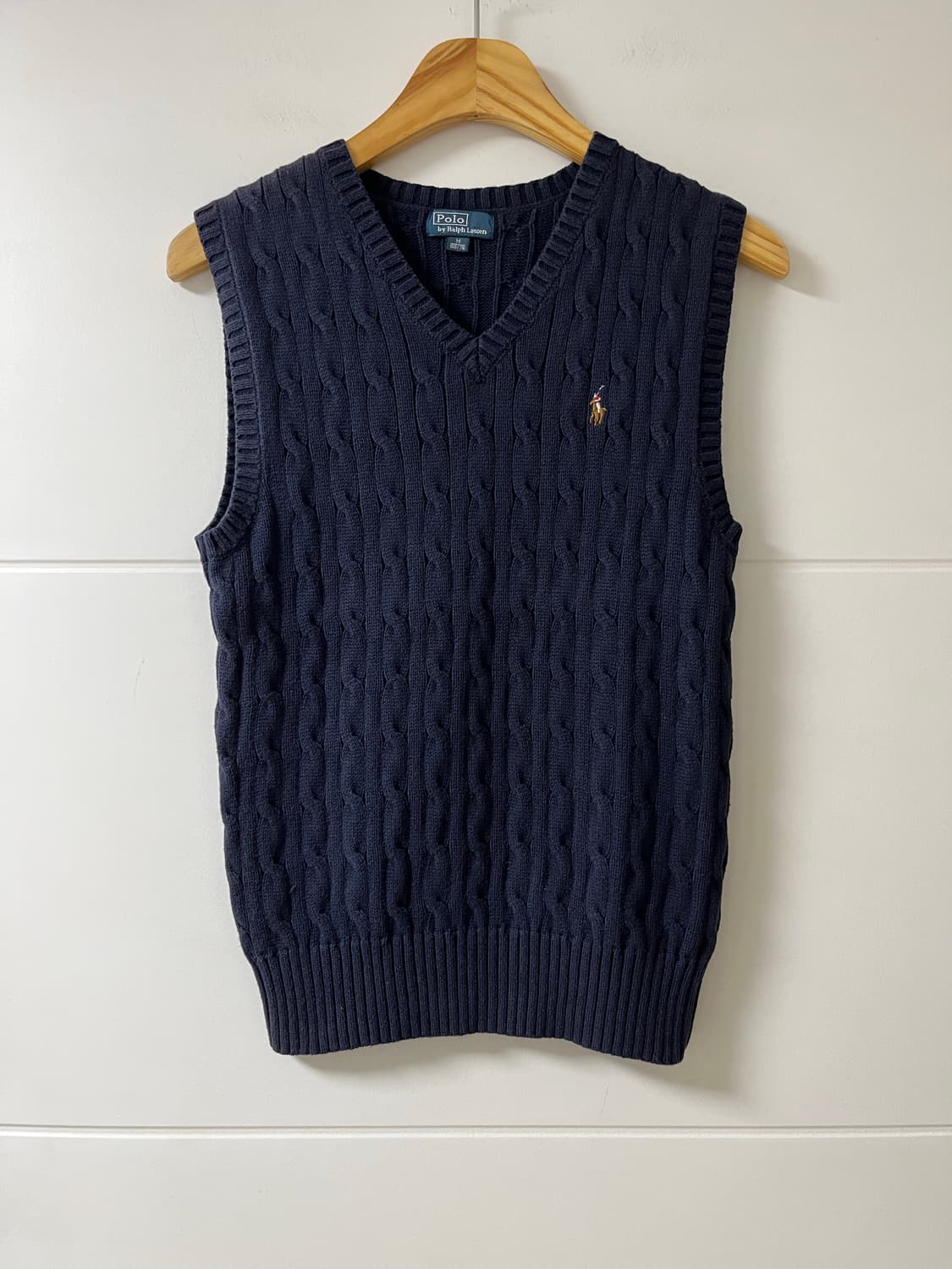 폴로 조끼 폴로 꽈베기 베스트 상품이미지1