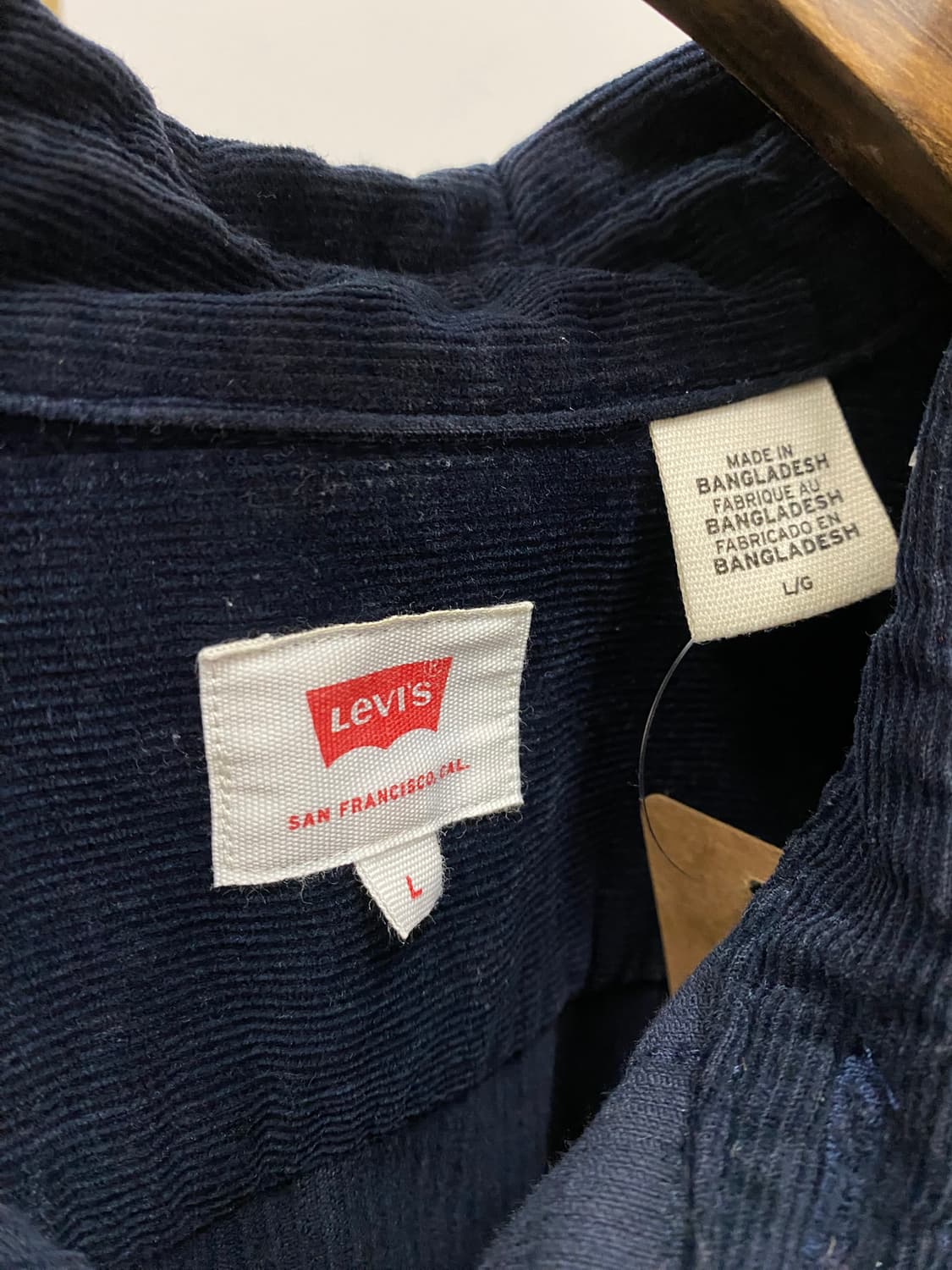 리바이스 코듀로이 셔츠 상품이미지5