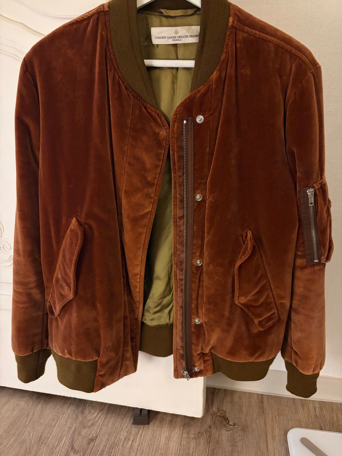 골든구스 블루종 벨벳 xs 상품이미지1