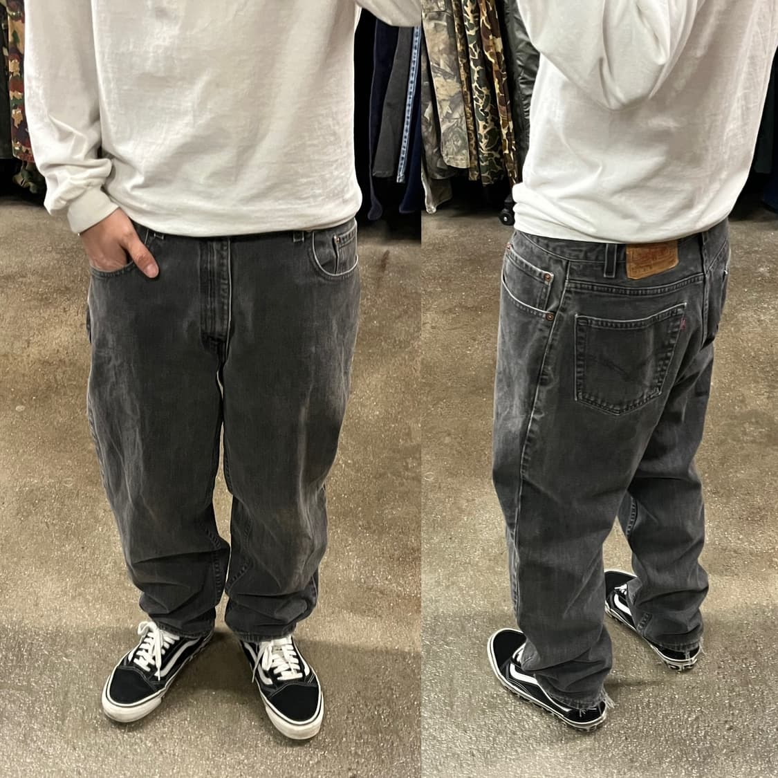 00s USA Levis560 블랙진 (33“) 상품이미지6