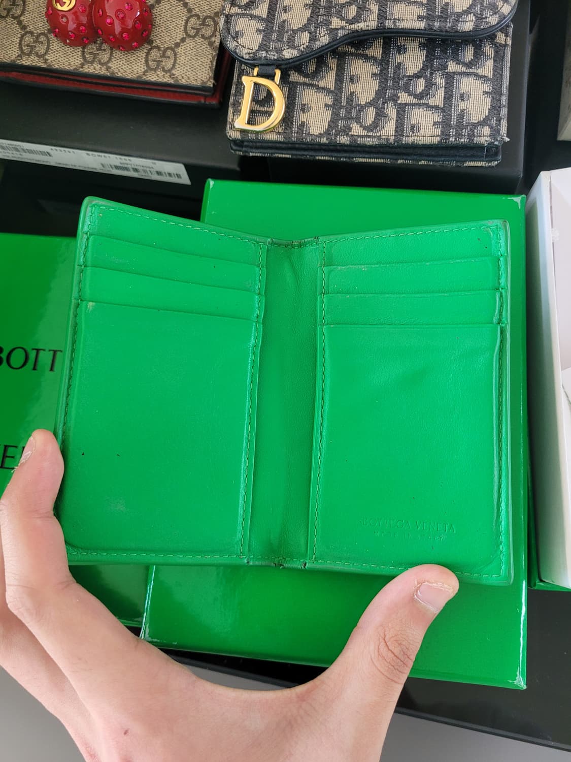보테가베네타 그린 오거나이저 상품이미지7