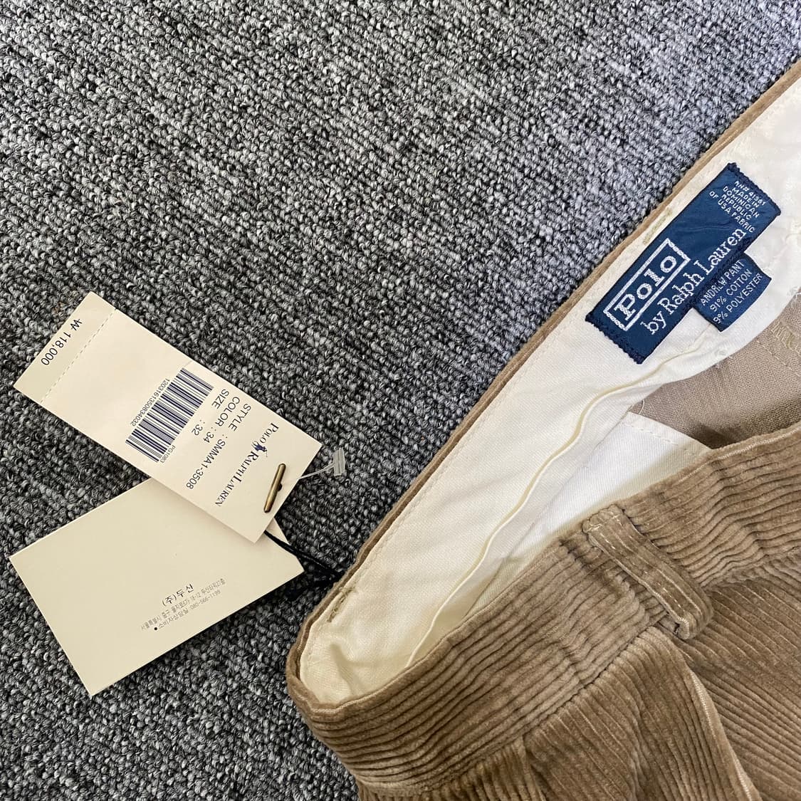 90s 두산폴로 데드스탁 coduroy Andrew pants 상품이미지9