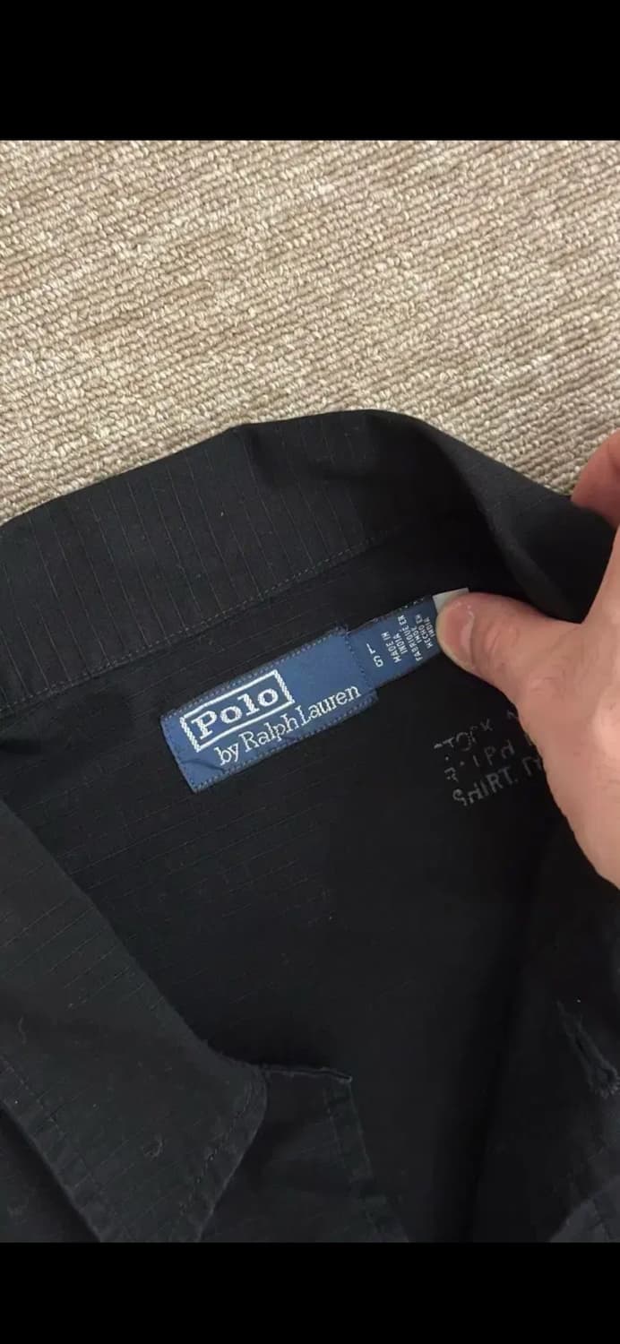 폴로 정글 퍼티그 블랙(립스탑 유틸리티 오버셔츠)L 상품이미지2