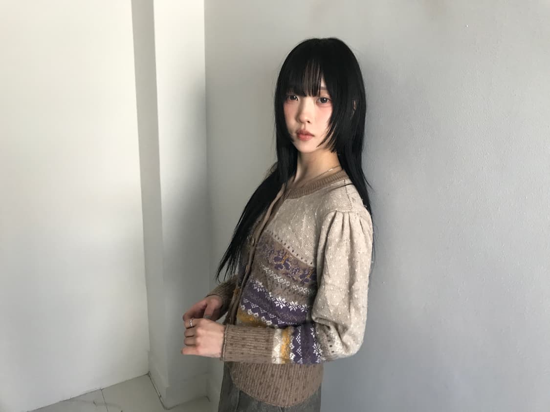 (Vintage)Classic check pleats skirt 상품이미지7