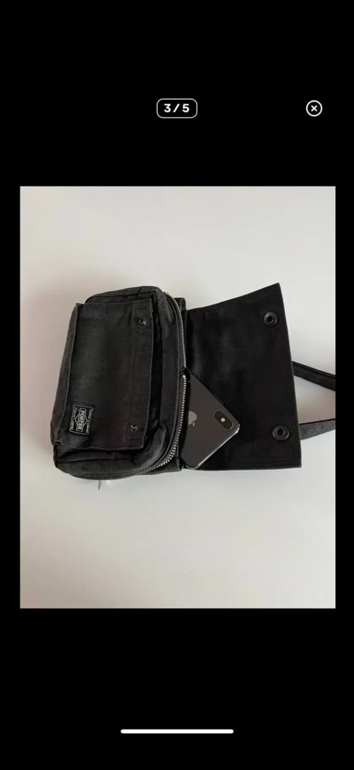 요시다포터POTER  스모키 2WAY 크로스백 블랙 상품이미지3