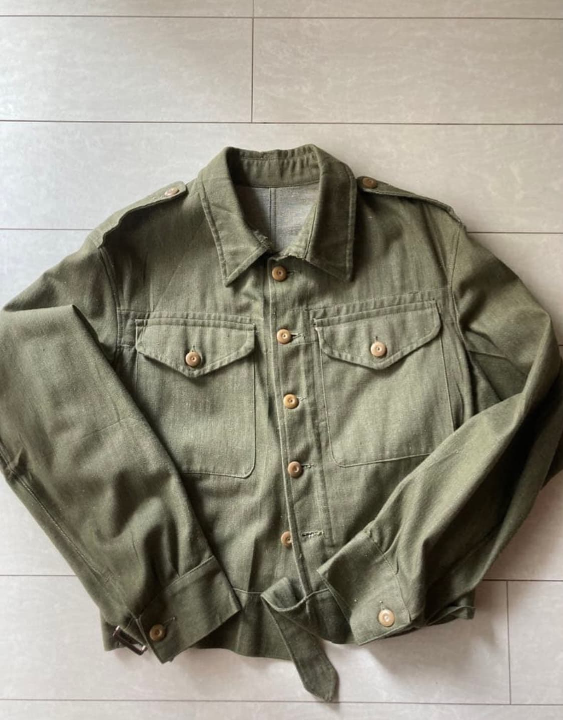 1951년 영국군 배틀 드레스 데님 자켓(105상당) 상품이미지1