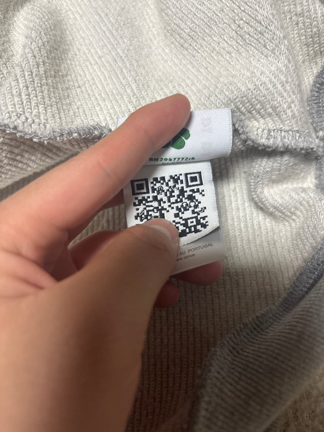 데님티어스 그레이 후드집업 상품이미지4