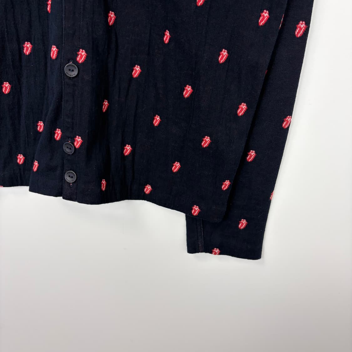 히스테릭글래머 롤링스톤즈 패턴 니트 가디건 상품이미지4