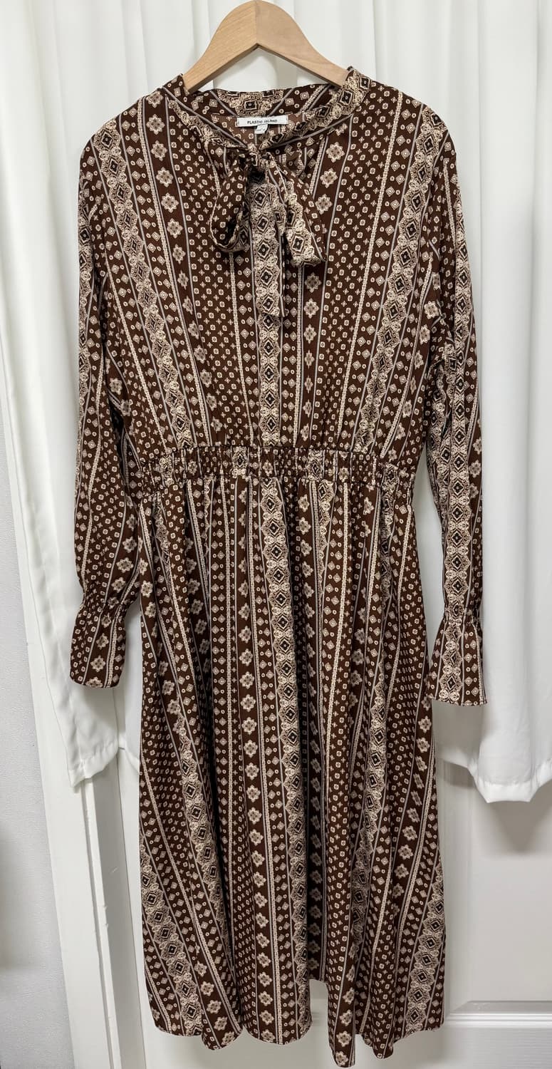 플라스틱아일랜드 에스닉 롱 원피스 상품이미지3