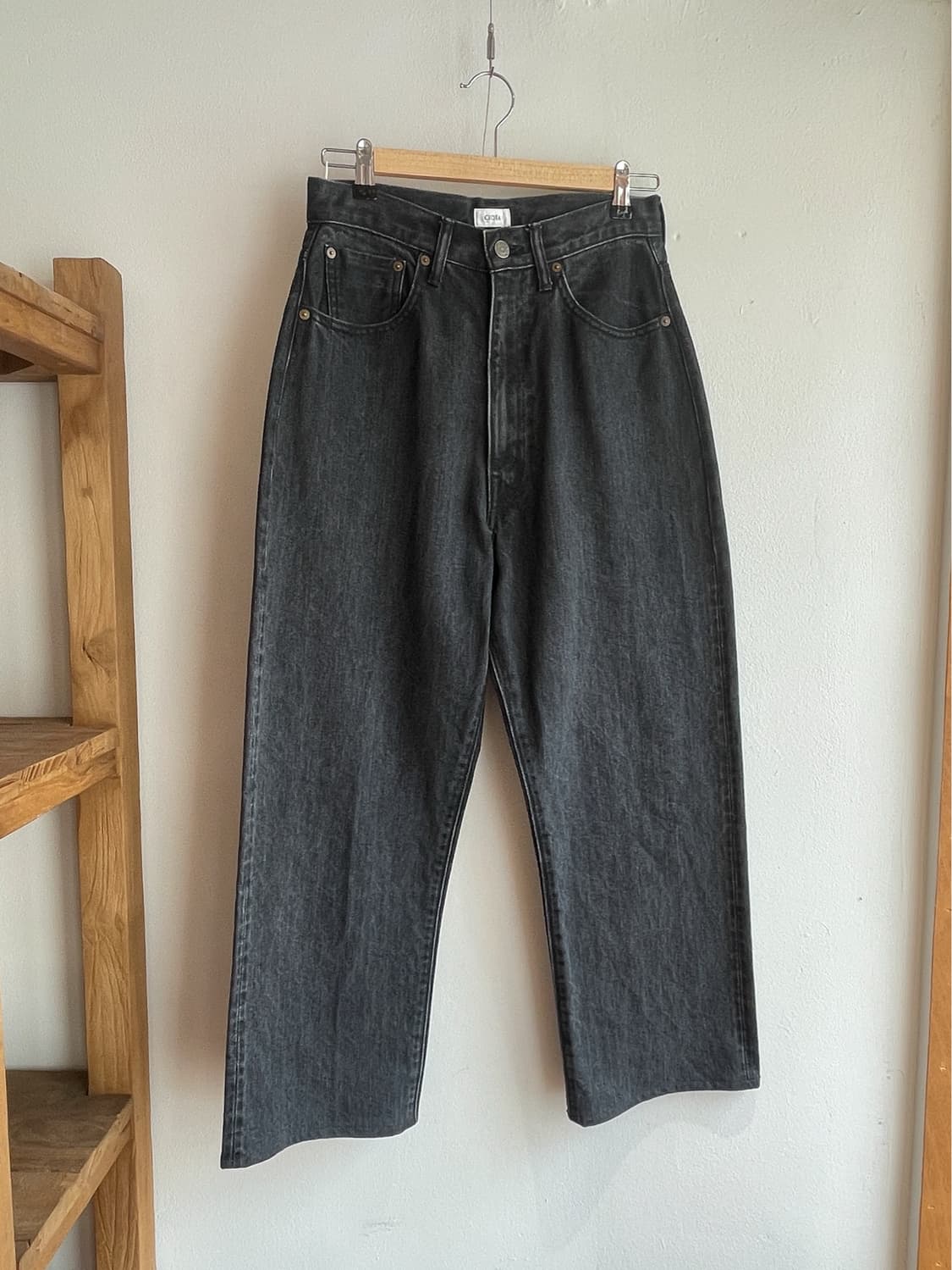 시오타 13.5oz 하이웨스트 데님 팬츠 (women) 상품이미지5