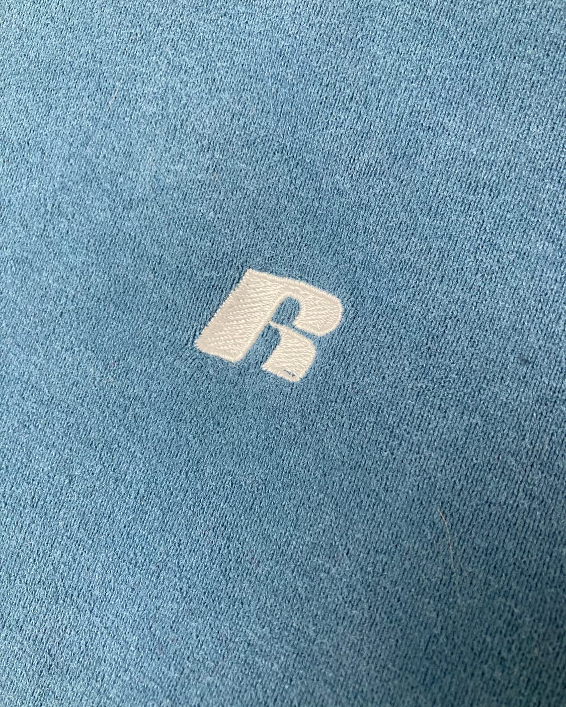 00s Russell Zip Up Hoodie (steel blue) 상품이미지5