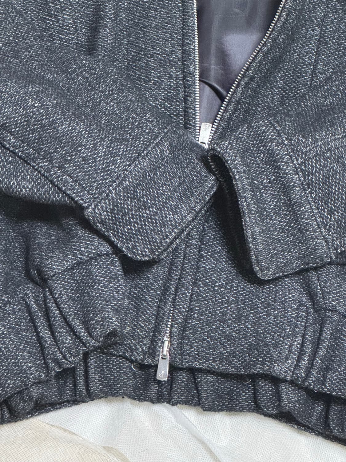 이예 이예 드리즐러 자켓 블랙와플 M 상품이미지2