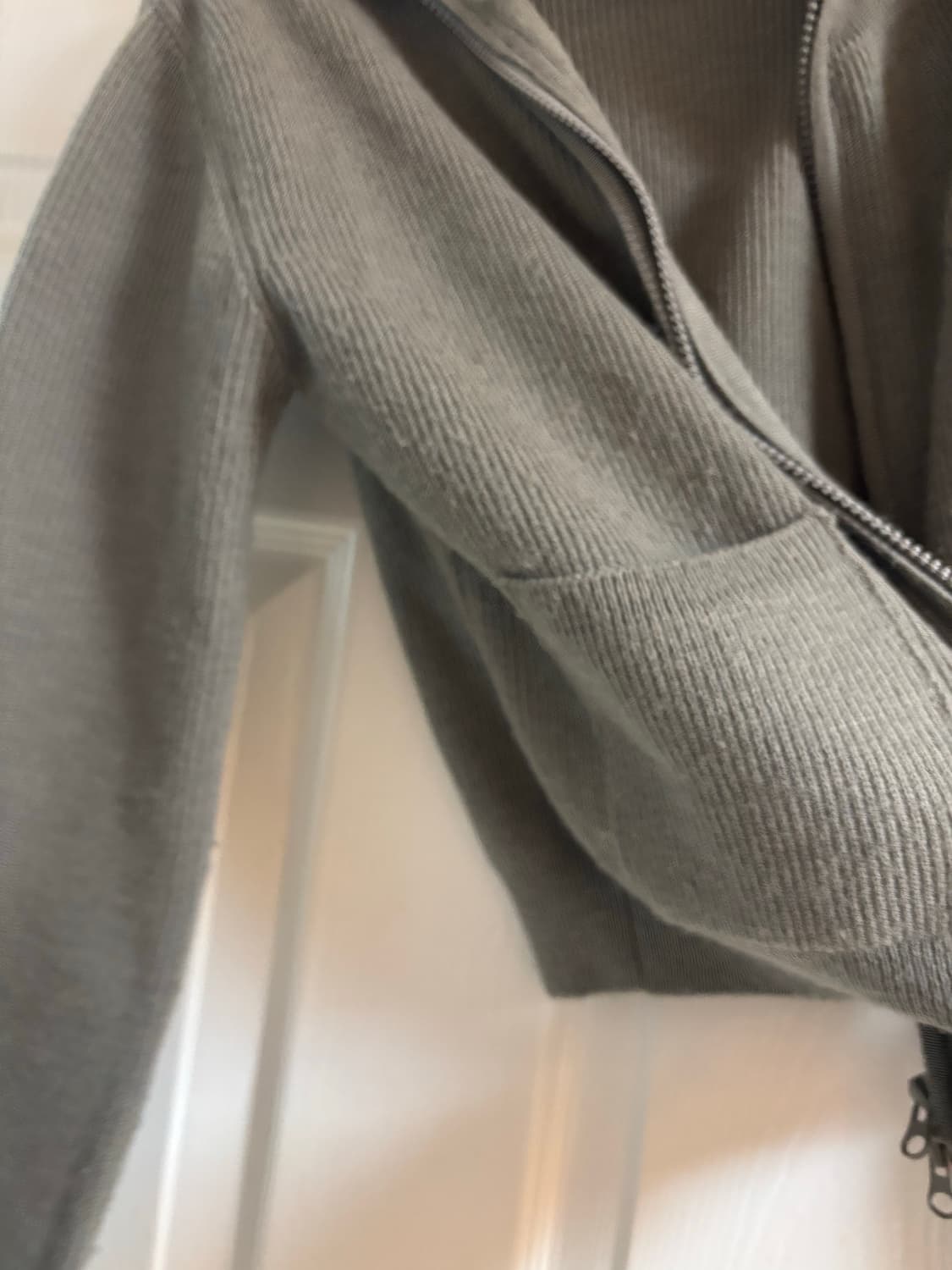 그로브 Pout cardigan 니트 집업 그레이 상품이미지6