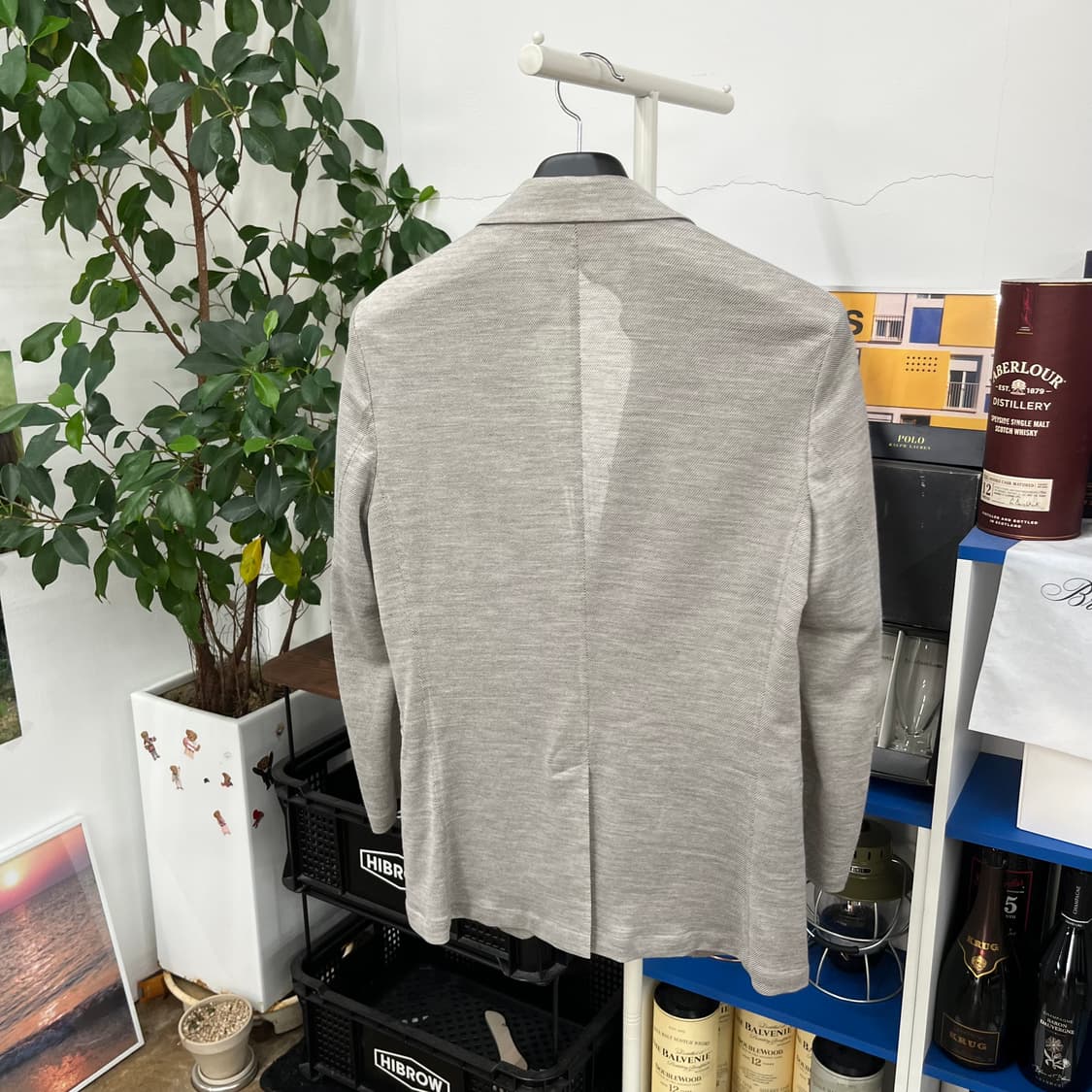 타임옴므 린넨 블렌드 블레이져 L 상품이미지4