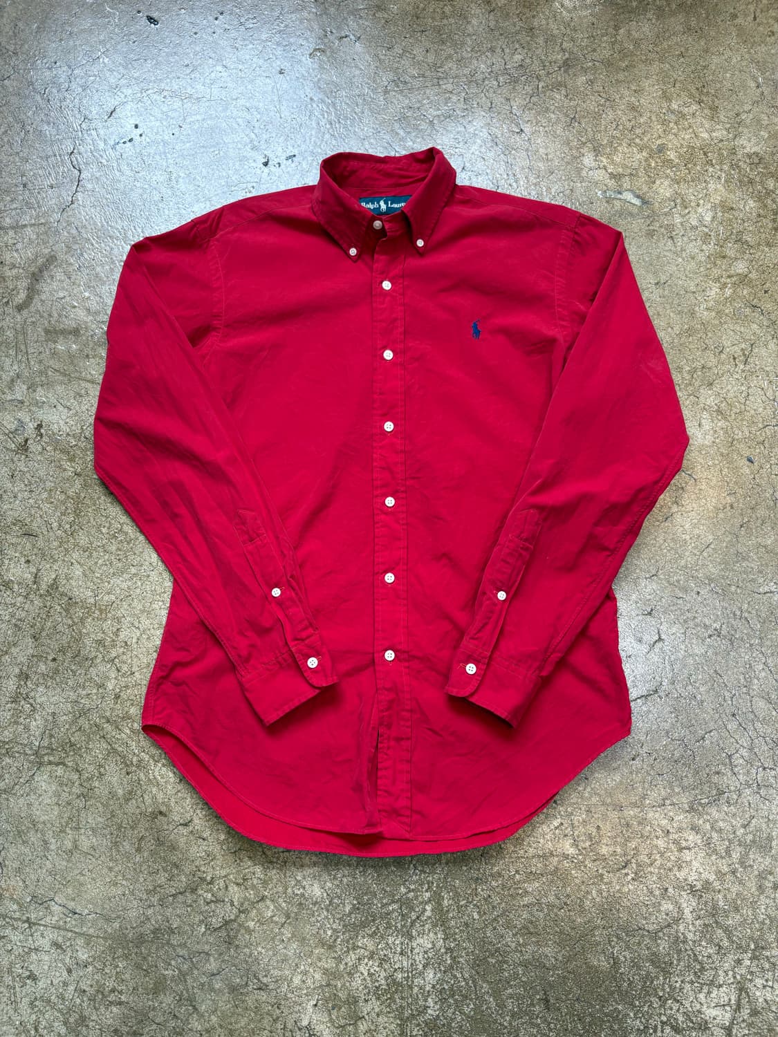 폴로 빈티지 레드 셔츠 상품이미지2