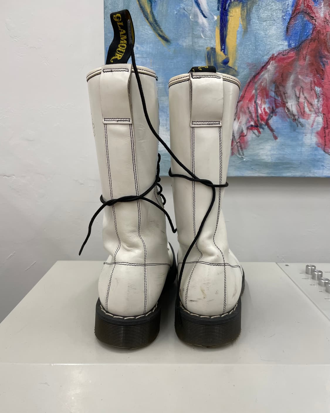 [250] 조지콕스 x 히스테릭글래머 화이트 롱 부츠 상품이미지7