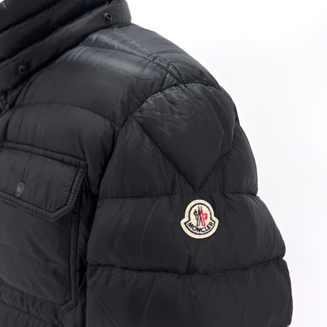 [4사이즈] 몽클레어 경량 패딩 자켓 블랙 상품이미지4