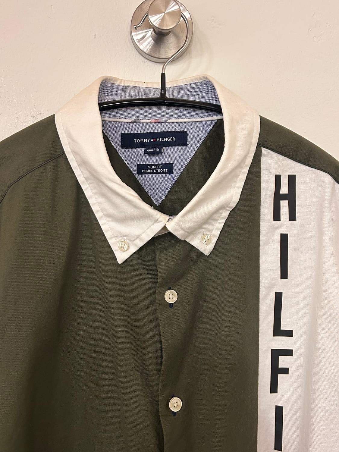 타미힐피거 컬러블록 셔츠 L 상품이미지2