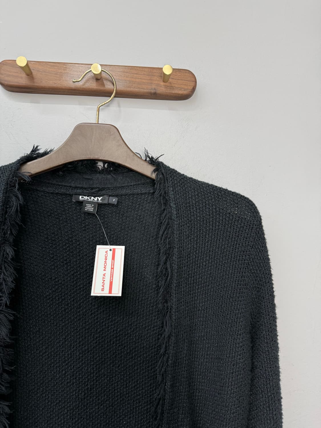 DKNY 숄카라 블랙 가디건 H1427 상품이미지3