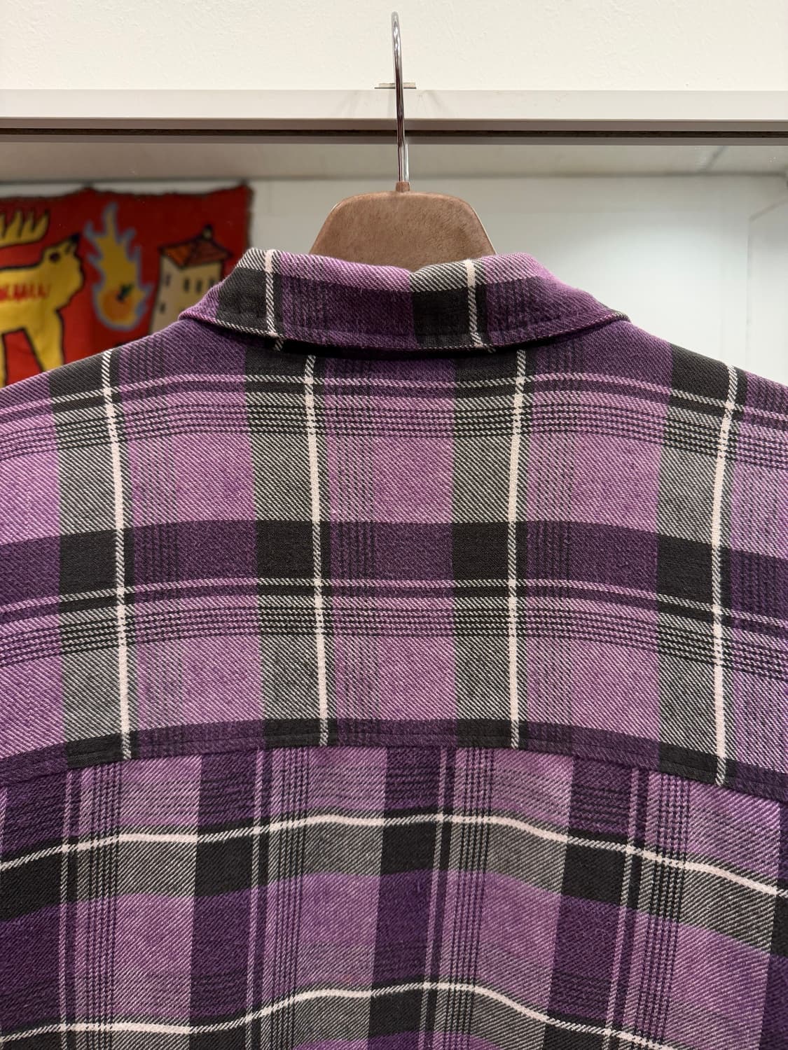 Insight 빈티지 퀼팅 체크 셔츠 자켓 상품이미지6