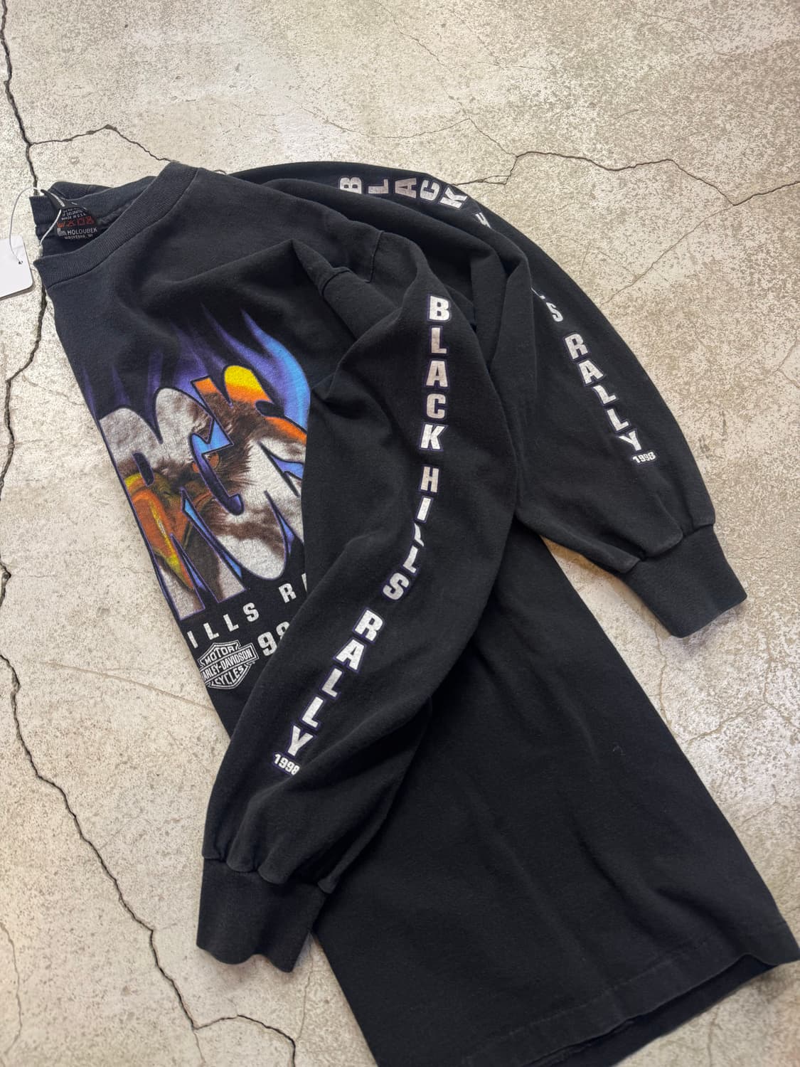 90s 할리데이비슨 스터지스 브랙 힐스 랠리 롱슬리브 상품이미지7