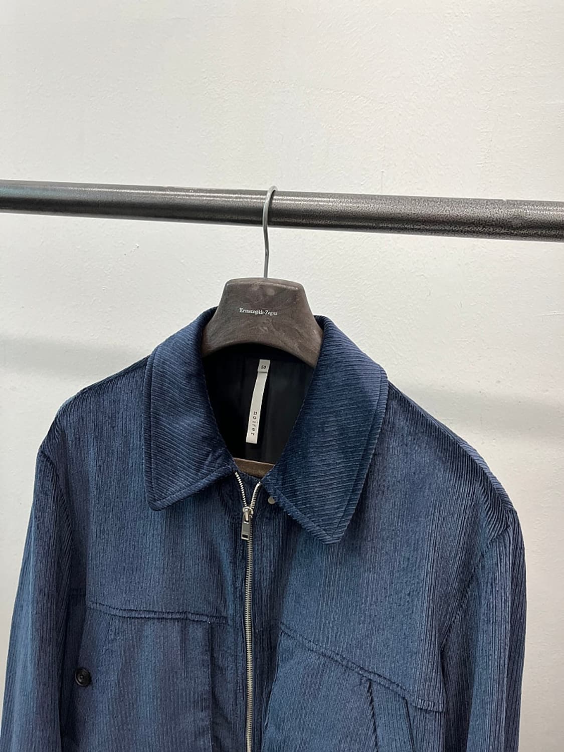 100) 노이어 리브드 집업 플라이트 자켓  상품이미지4