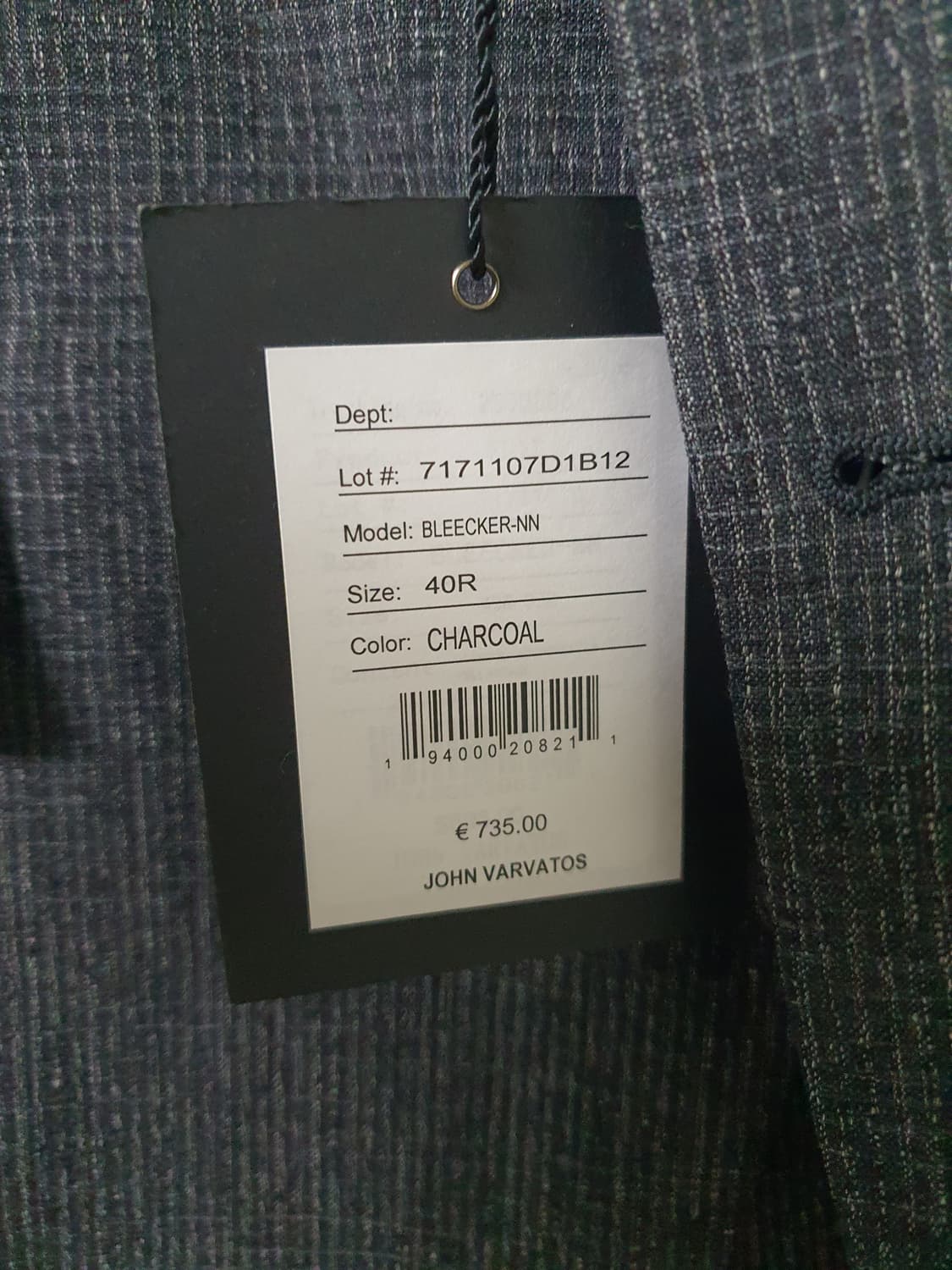 (새상품) 존 바바토스 John Varvatos 수트 상품이미지4