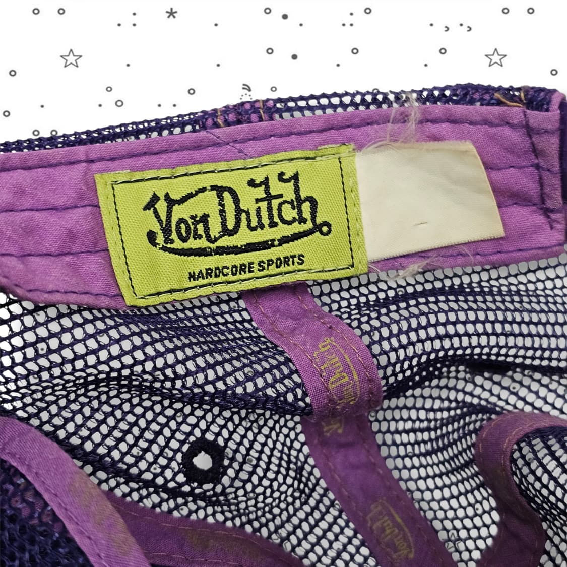  VonDutch 본더치 퍼플 메쉬 캡 상품이미지7