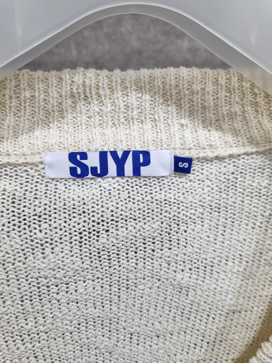 여성 S SJYP 브이넥 긴팔티 상품이미지3