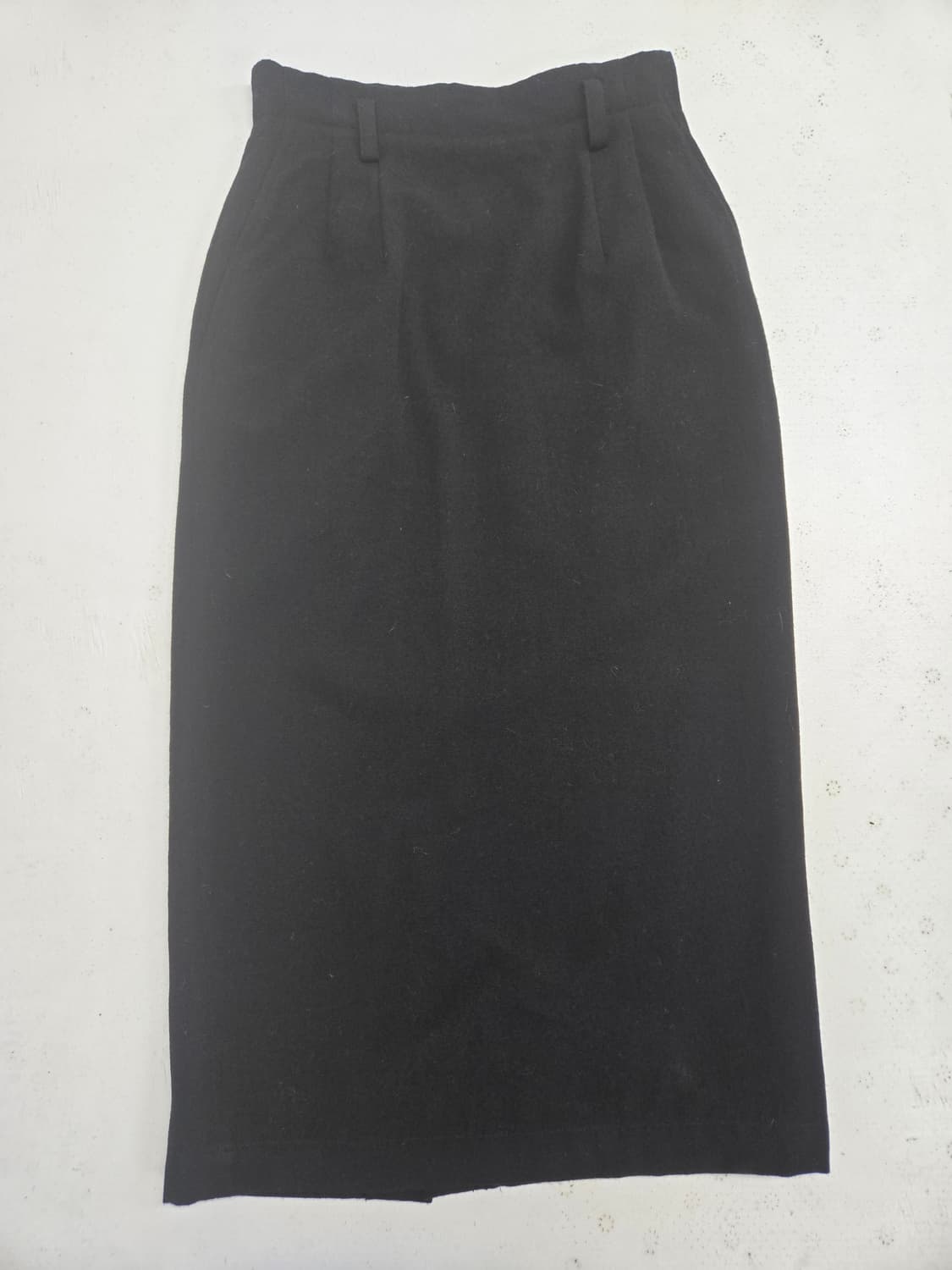 꼼데가르송 블랙 모직 H라인 스커트 상품이미지1