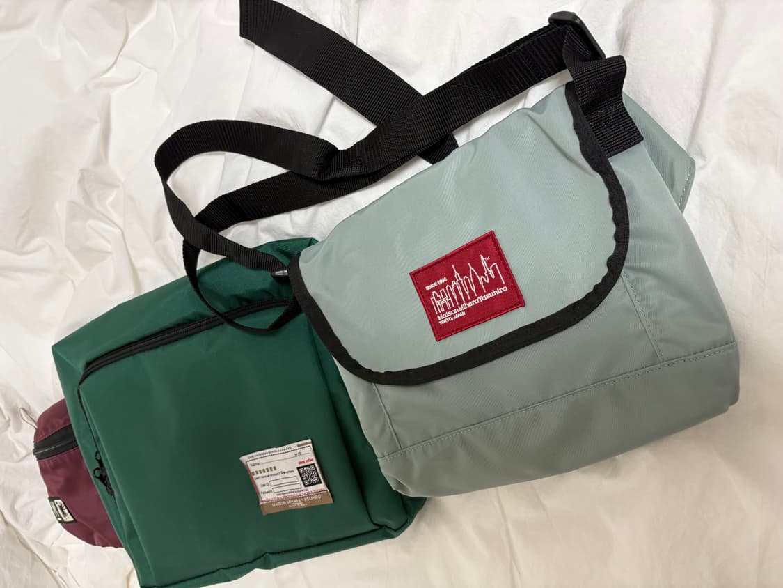 미하라 야스히로 멀티컬러 메신저 바디백 새상품 상품이미지4