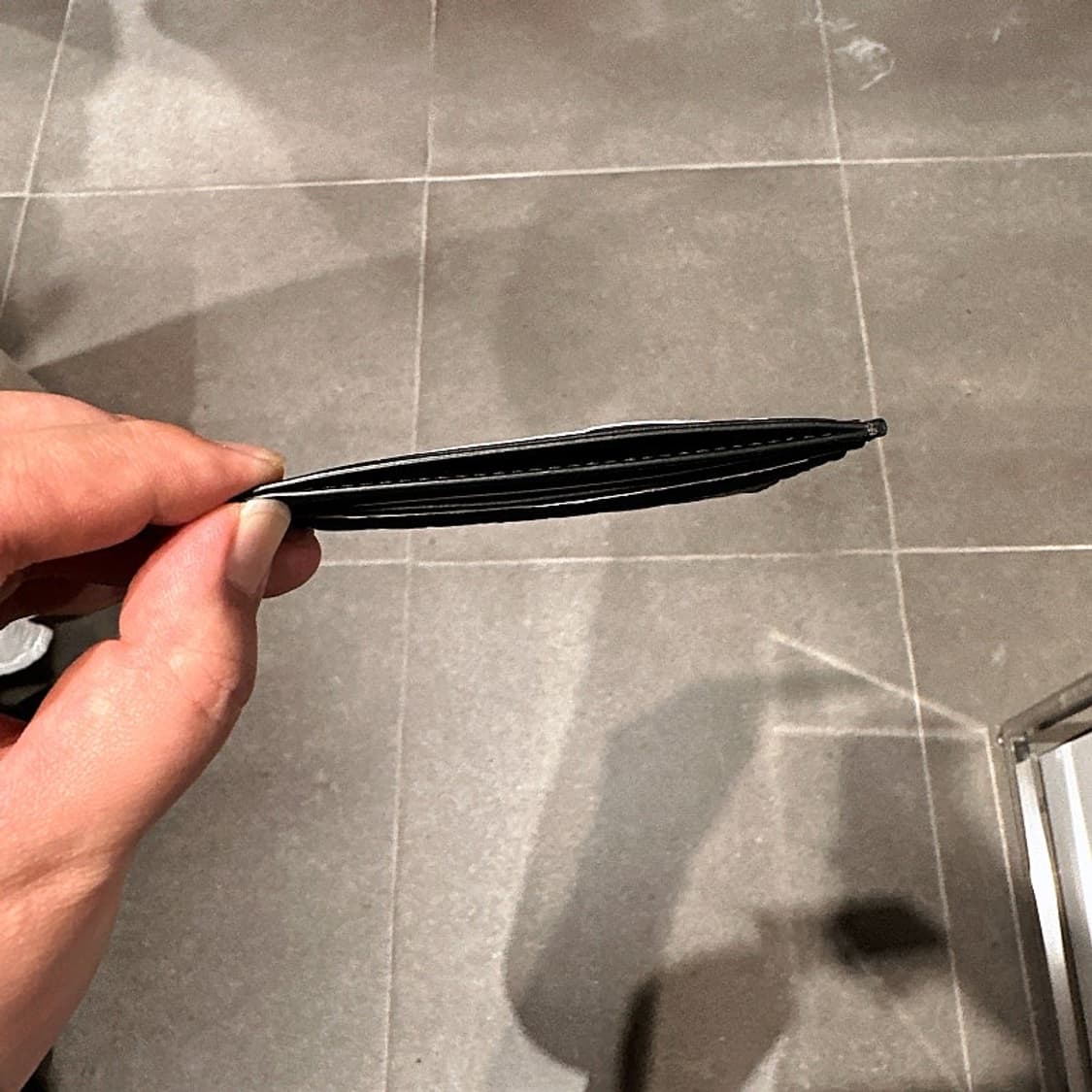 (정품/새상품) 보테가베네타 블랙 인트레치아토 카드지갑 상품이미지2